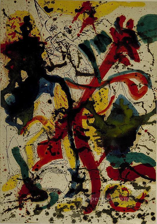 sin título 1942 Expresionismo abstracto Pintura al óleo